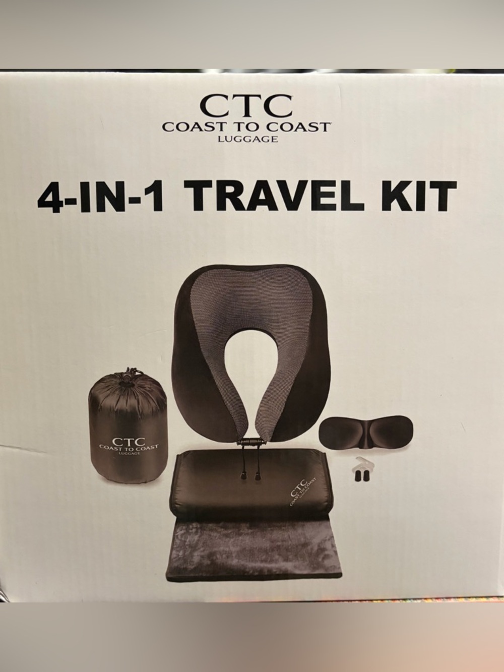 CTC Coast to Coast Black 4-in-1 Travel Kit